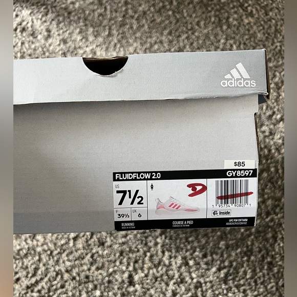 NWT adidas fluidflow 2.0 running shoes - Picture 4 of 4
